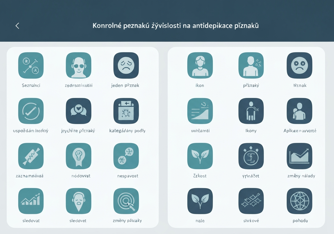 Happy Pills: Když léky stáhnou do závislosti (2026) 3 Kontrolnà seznam pÅÃznaků závislosti na antidepresivech